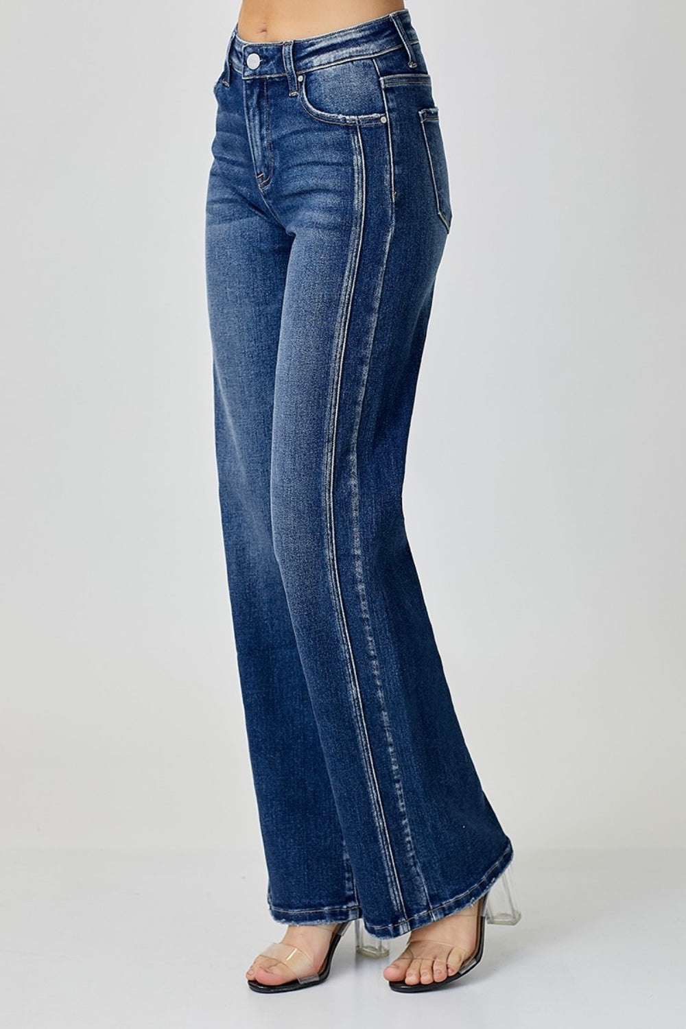 Stilla | Mellemhøj Straight Jeans