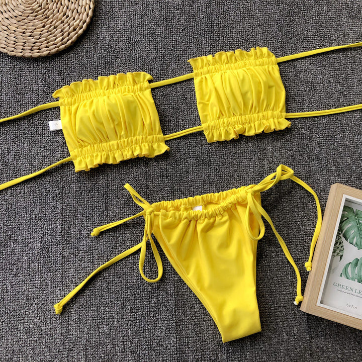 Stilla | Trim Ruched Bikini Sæt