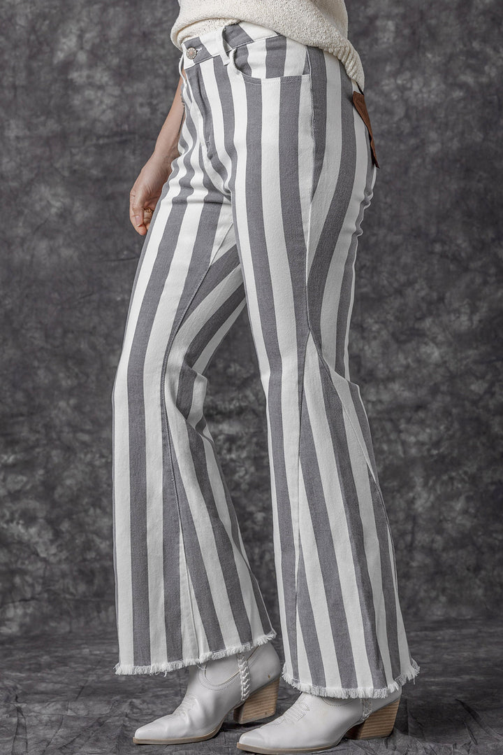 Stilla | Hem Star Applique Stribede Jeans