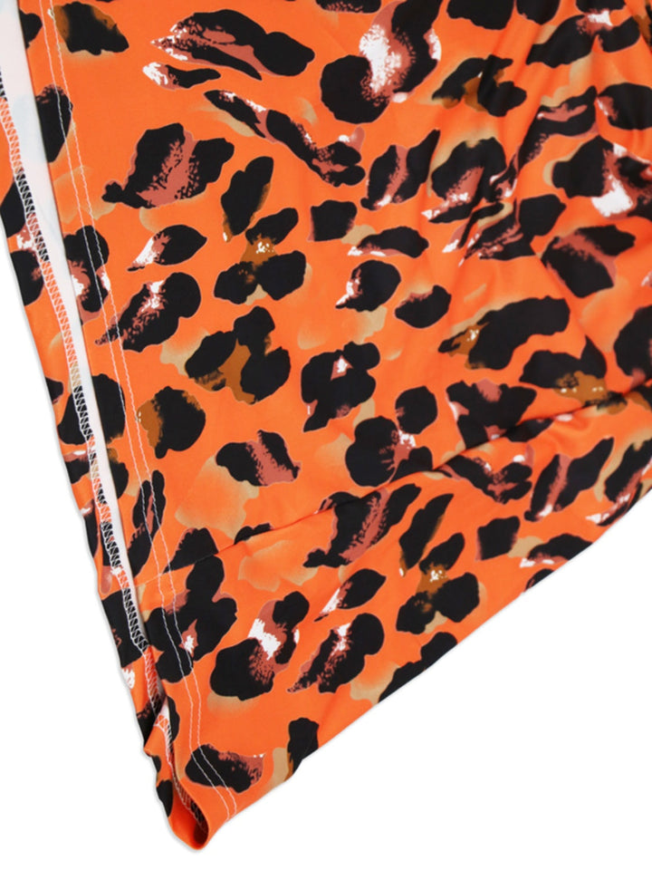 Stilla | Printet Surplice Tiered Tank Kjole