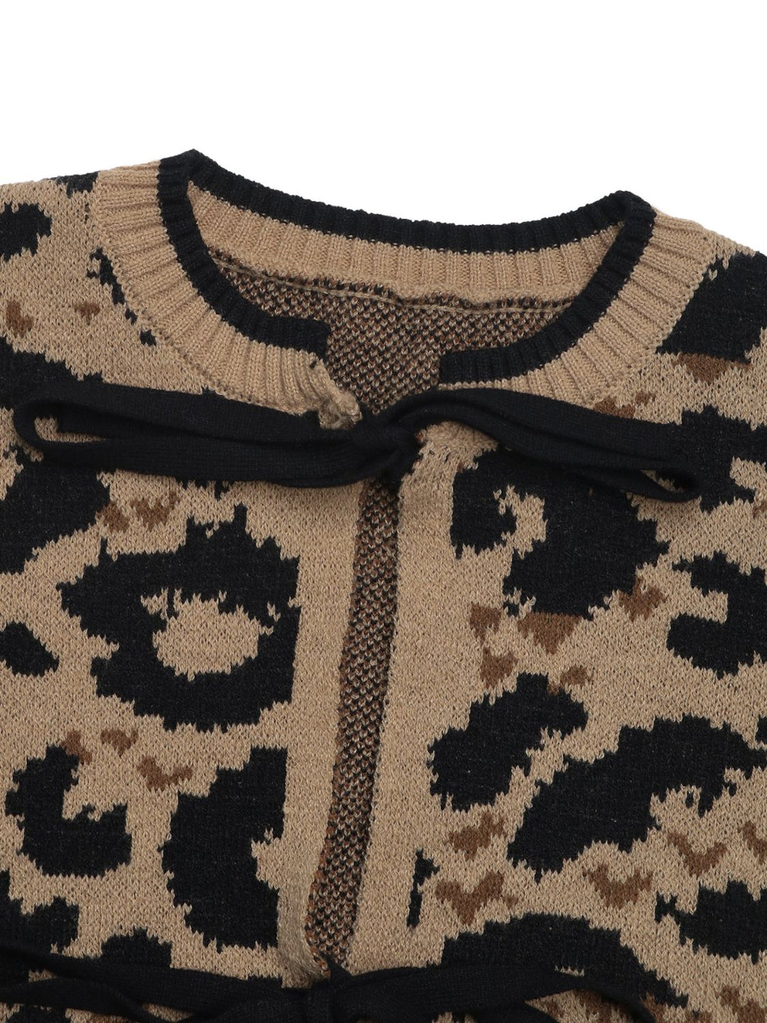 Stilla | Bundet Leopard Langærmet Cardigan