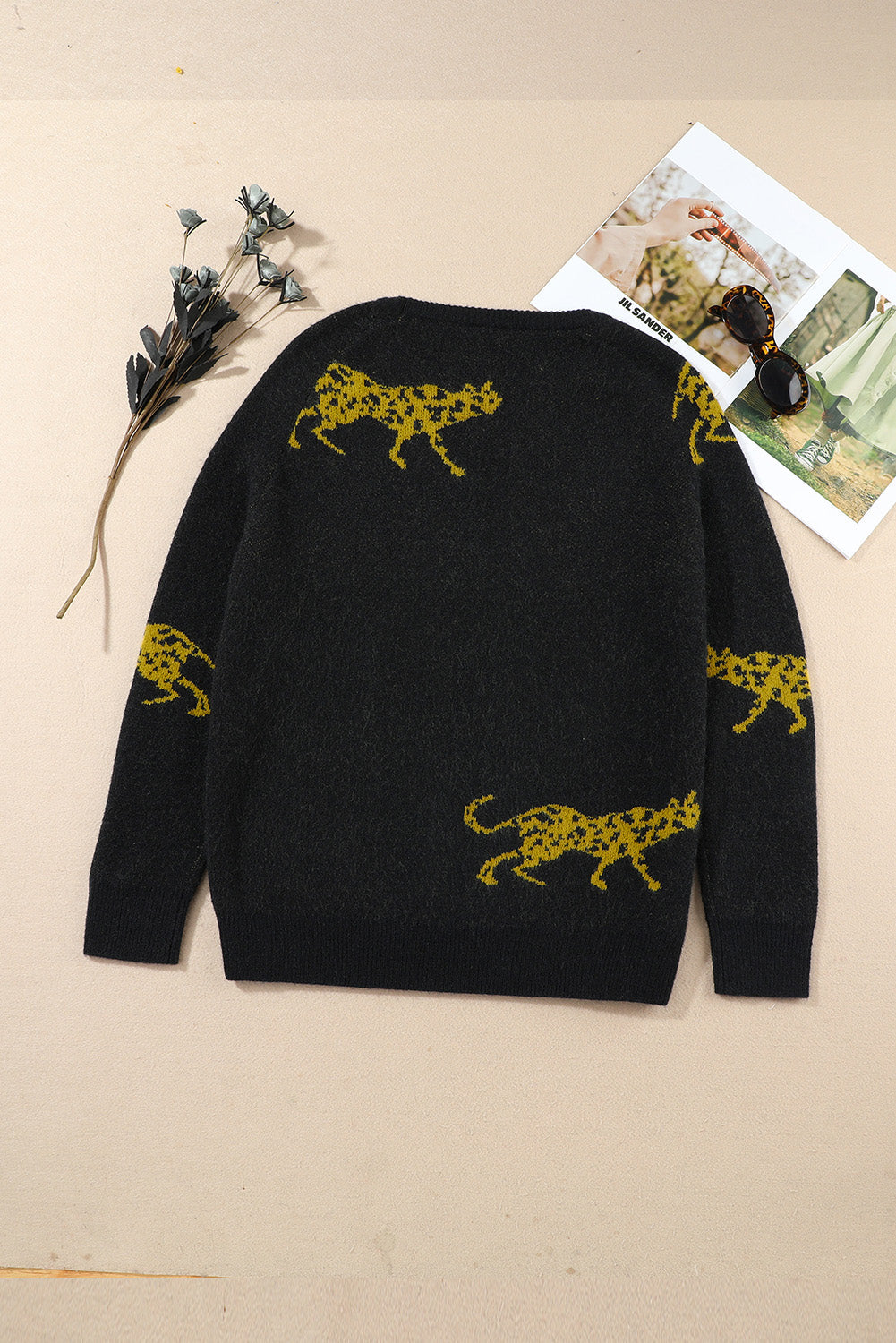 Stilla | Print Rund Hals Sweater