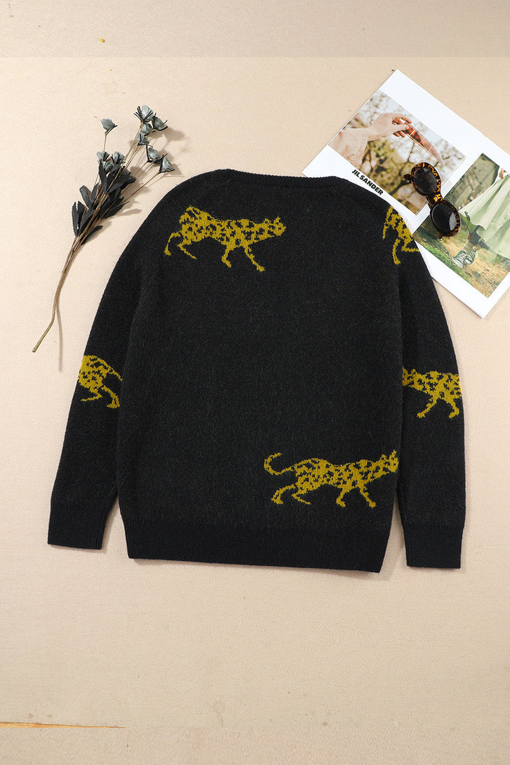 Stilla | Print Rund Hals Sweater