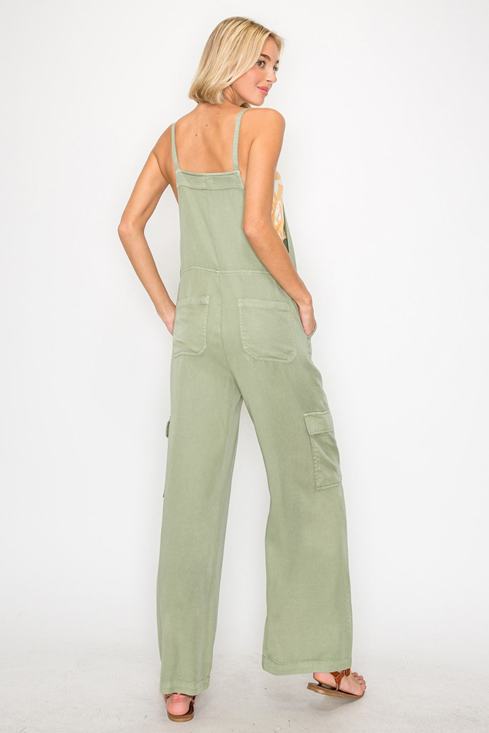 Stilla | Wide Leg Tencel Overalls