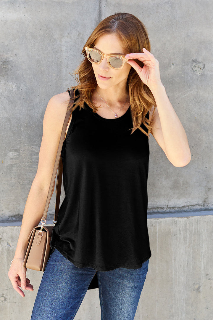 Stilla | Bae Bamboo Full Size Rund Hals Tanktop