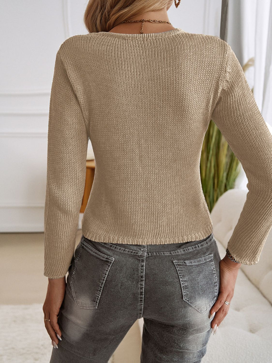 Stilla | Langærmet Kort Cardigan
