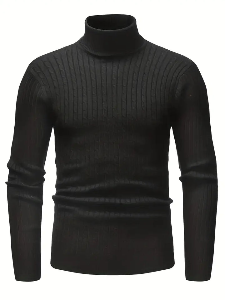 Stilla | Herresweater med højt halsudskæring