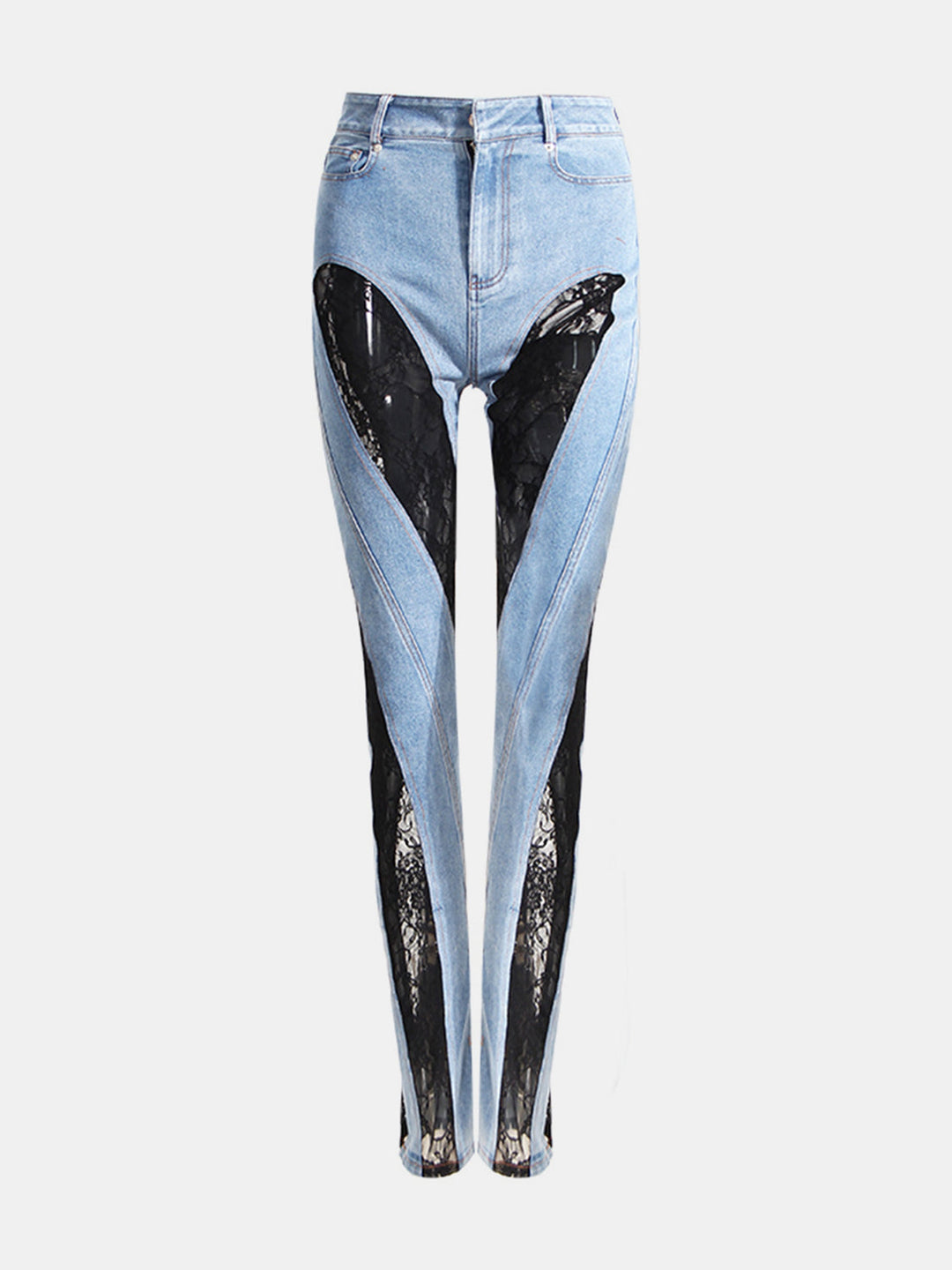 Stilla | Patchwork Skinny Jeans