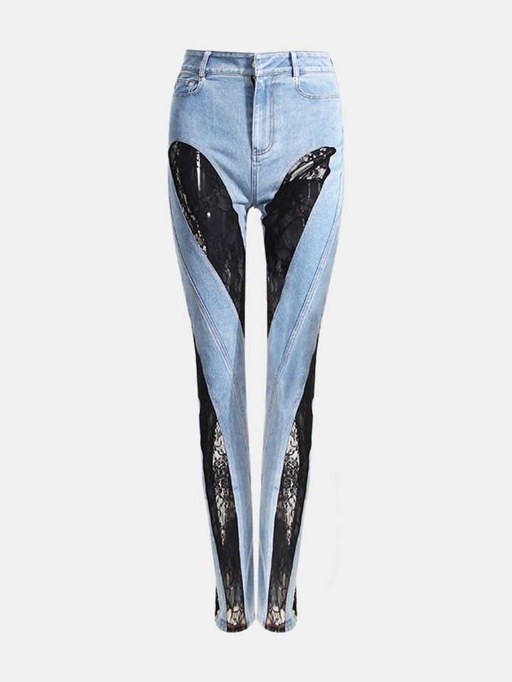 Stilla | Patchwork Skinny Jeans