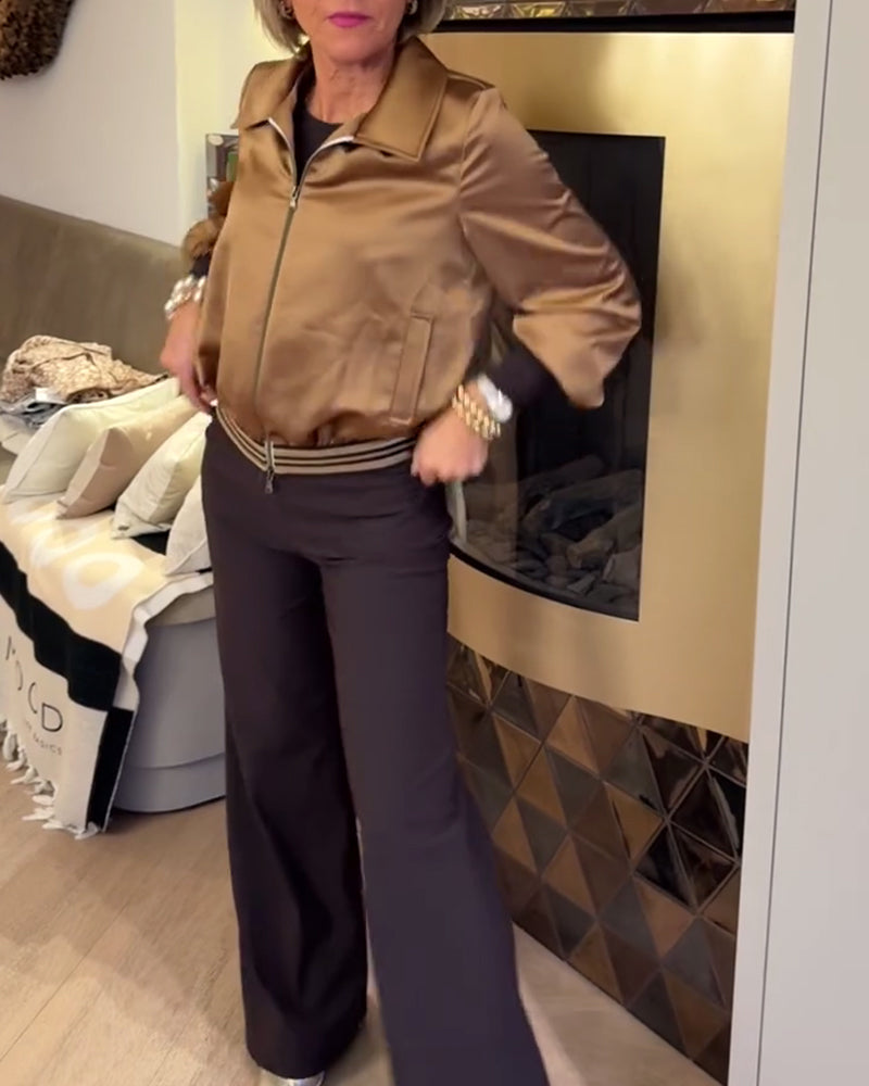 Stilla | Mode Skinnende Revers Cropped