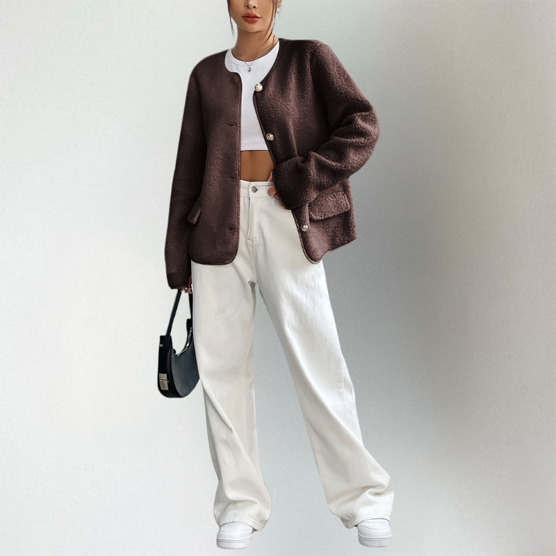 Stilla | Strik-cardigan med åben front