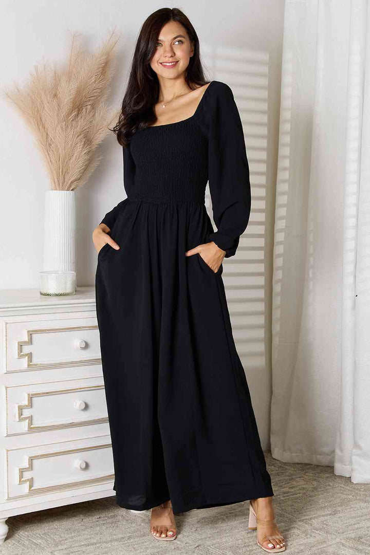 Stilla | Tag Square Neck Jumpsuit Med Lommer
