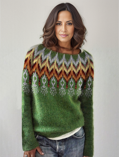 Stilla | Chevron-diamant Pullover