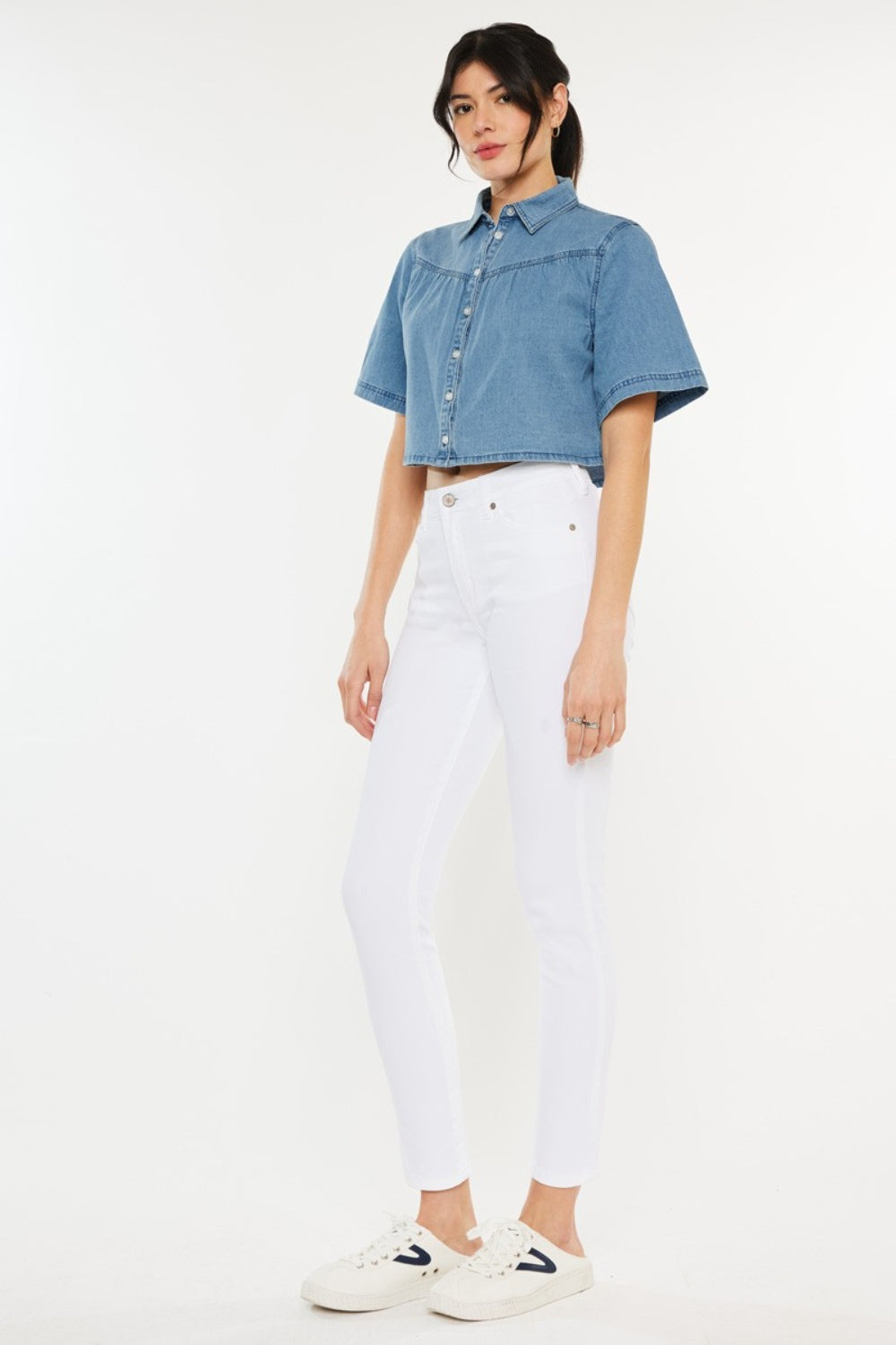 Stilla | Høj talje ankel skinny jeans