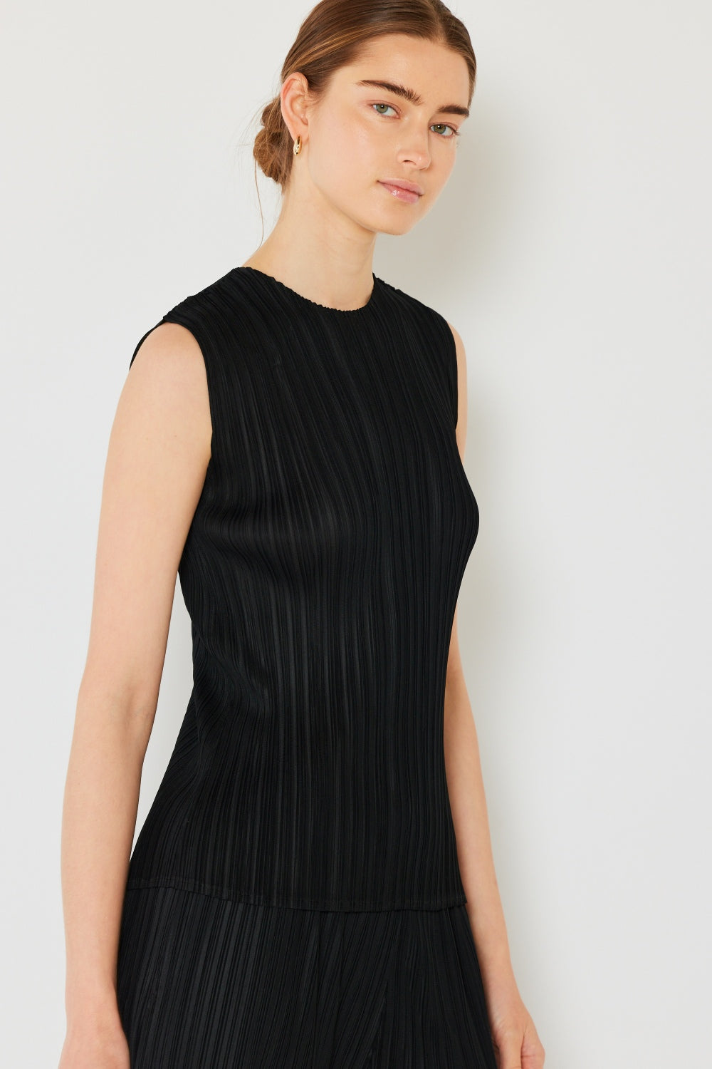 Stilla | West Swim Plisseret Uden Ærmer Crewneck Tank