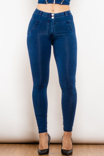 Stilla | Stripe Skinny Jeans