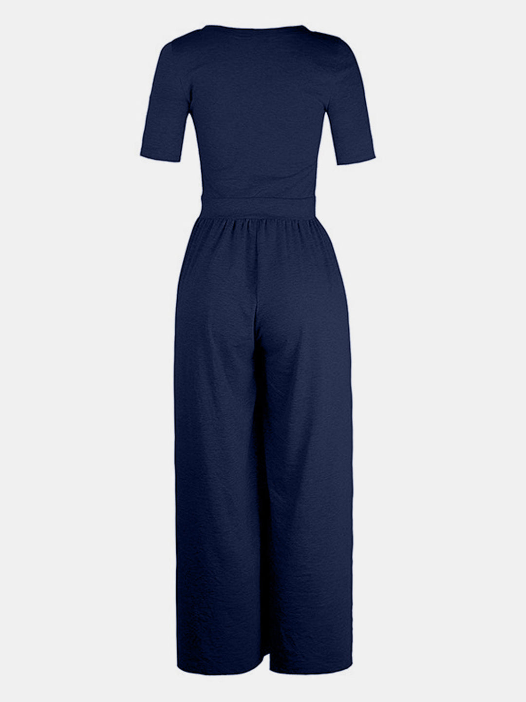 Stilla | Hals Korte Ærmer Jumpsuit