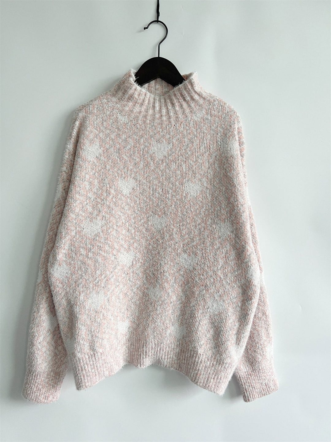 Stilla | Heathered Turtleneck Drop Shoulder Sweater
