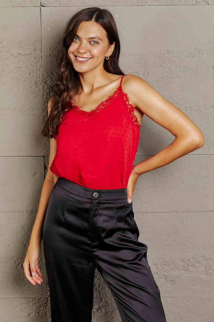Stilla | Dot V-hals Tank Top
