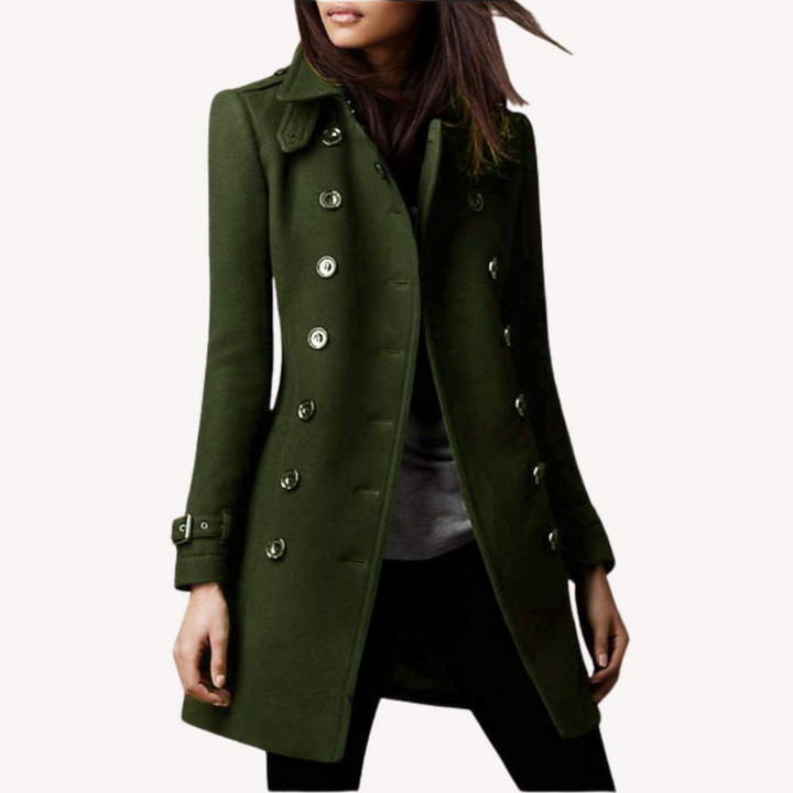 Stilla | Dame uld Peacoat