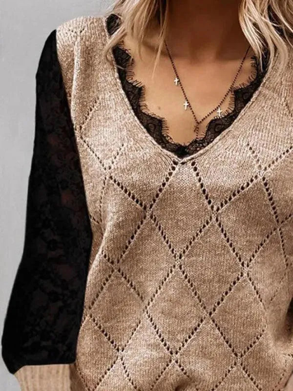 Stilla | Mønster Pullover Strikvarer Pullover Damer