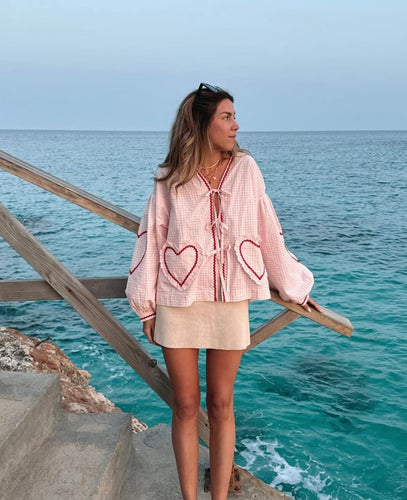 Stilla | Hjerteformet vest til et sødt look