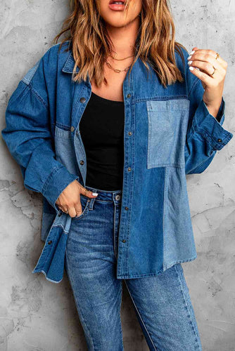 Stilla | Block Snap Denim Jakke
