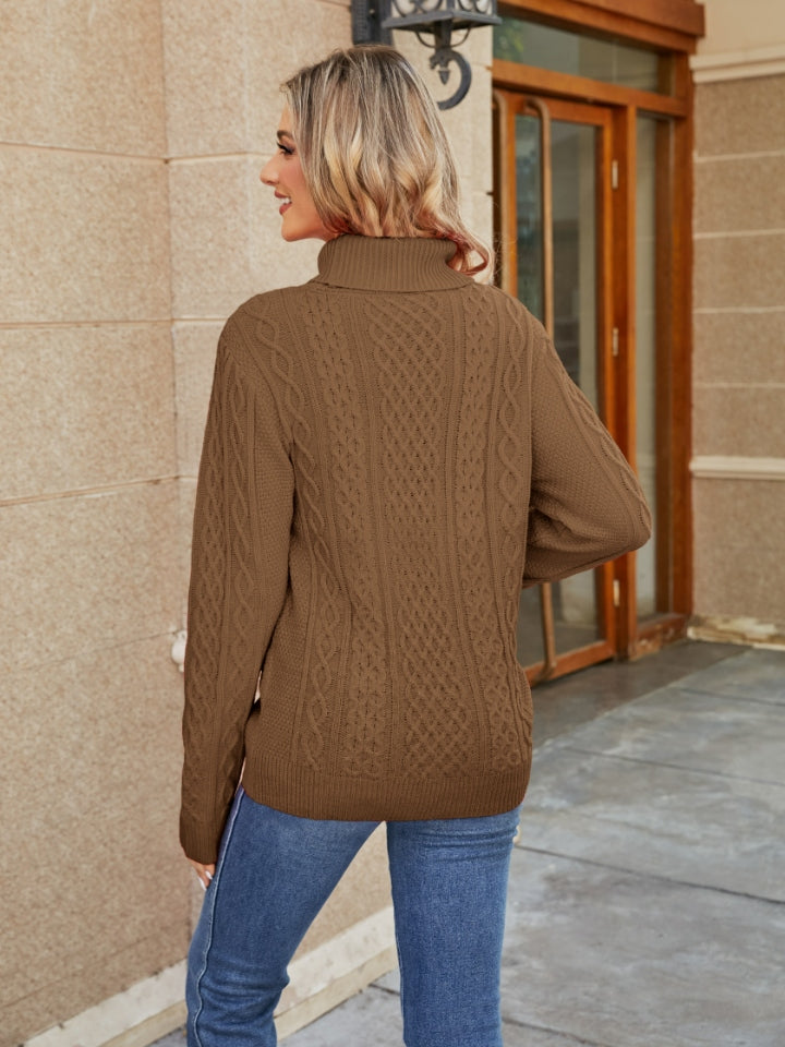 Stilla | Strikket Mock Neck Sweater