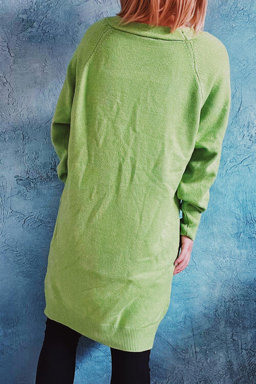 Stilla | Front Longline Cardigan Med Lommer