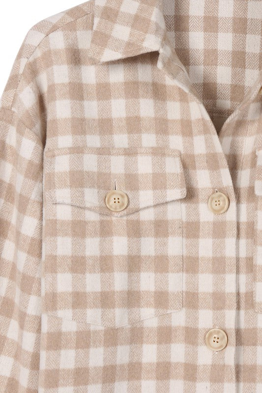 Stilla | Mønster Lang Shacket