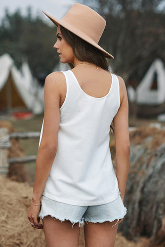 Stilla | Struktureret Cotton Tank Top