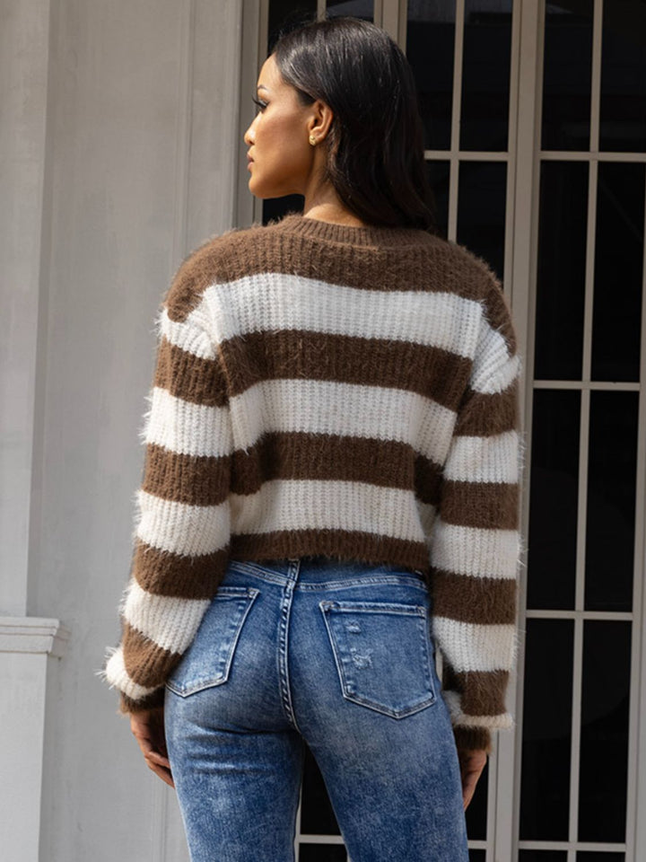 Stilla | Knappet Op Droppet Skulder Cardigan
