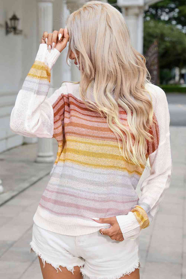 Stilla | Halstrykt Dresset Skulder Strik Top