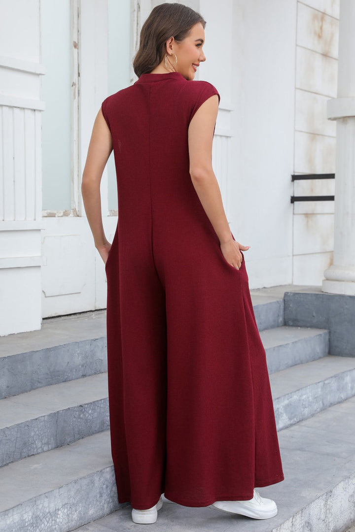 Stilla | Knap Bred Ben Jumpsuit Med Lommer