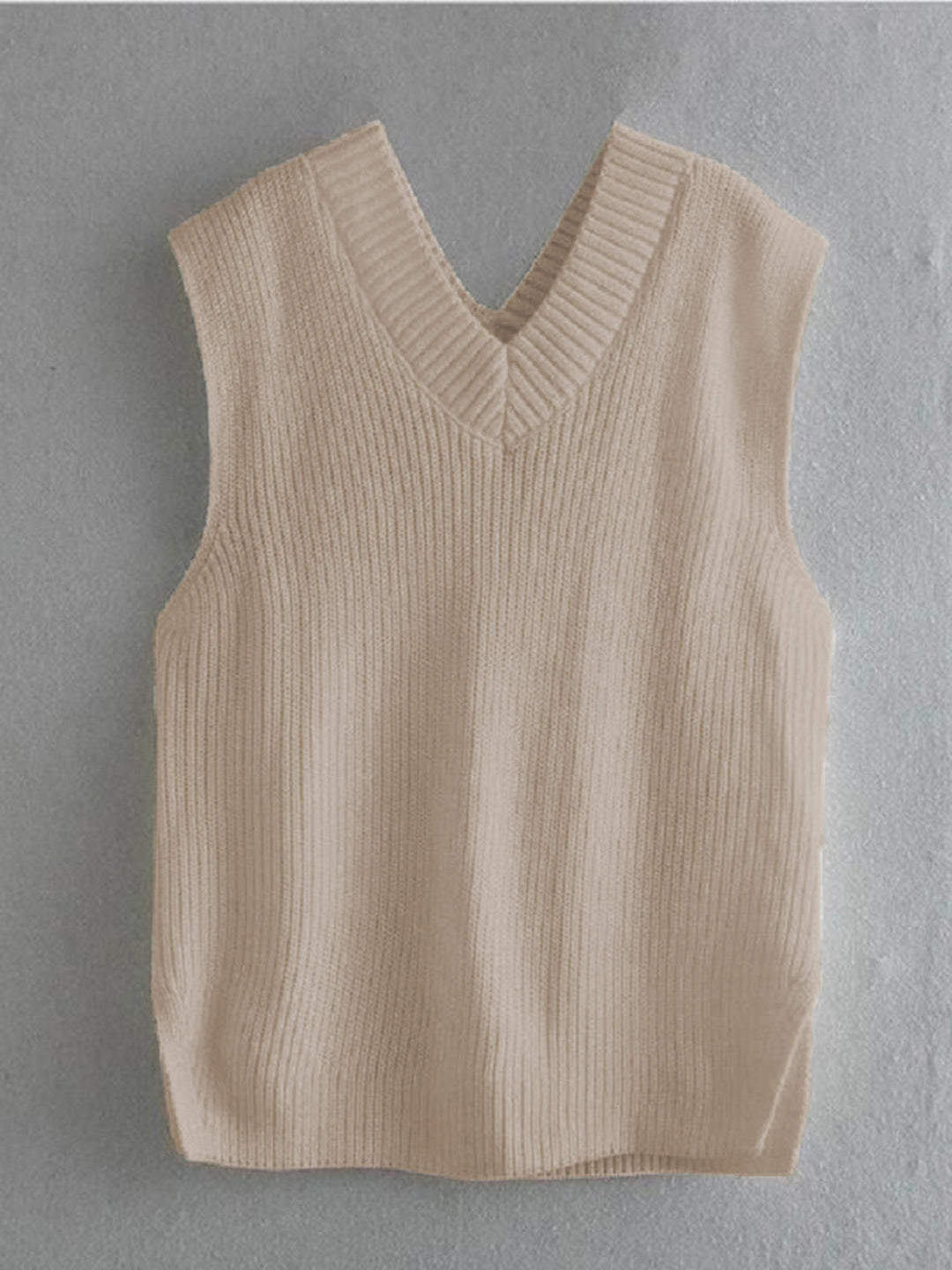 Stilla | V-hals ærmeløs sweater vest
