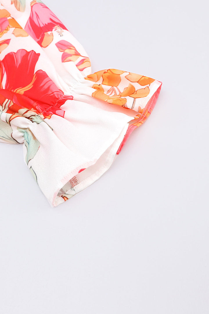 Stilla | Smocked Flounce Sleeve Dress