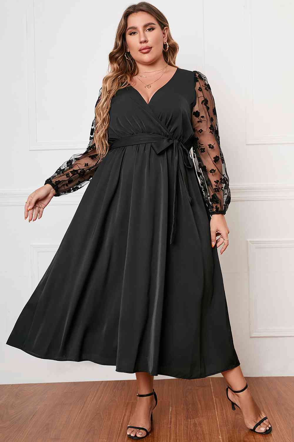Skovae | Plus Size Vindskejkvalde Kjole