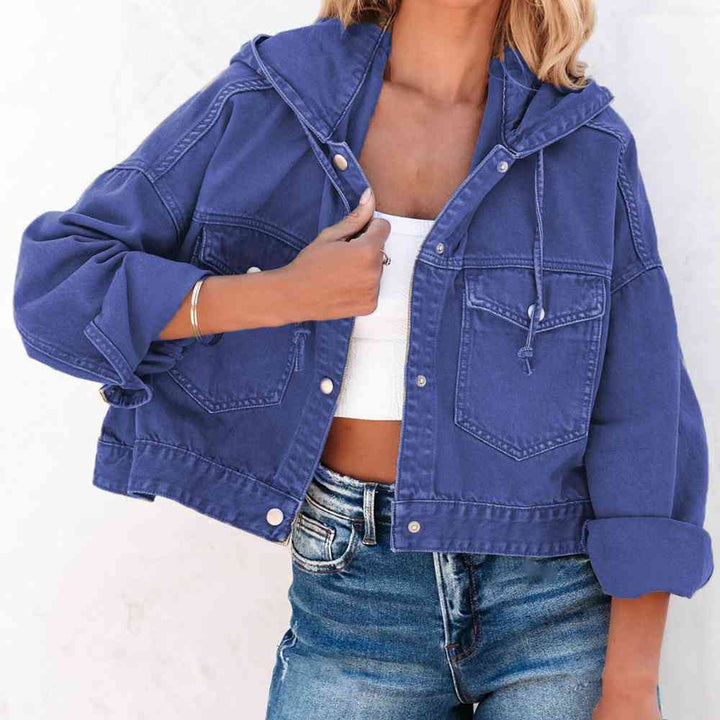 Stilla | Droppe Skulder Denim Jakke