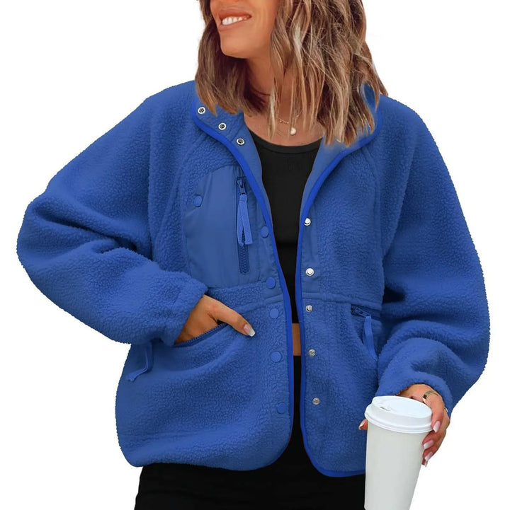 Stilla | Varm Fleece Jakke med Lommer