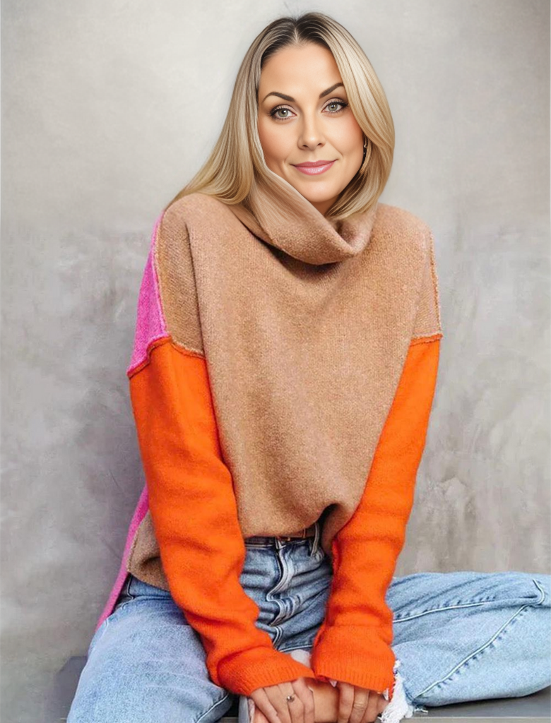 Stilla | Casual rullekrave sweater