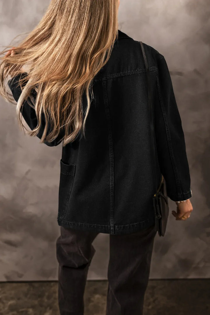 Stilla | Langærmet Denimjakke