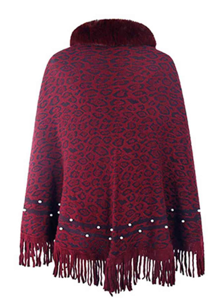Stilla | Fringed Hem Poncho