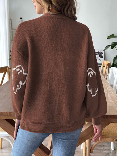 Stilla | V Hals Faldet Skulder Cardigan