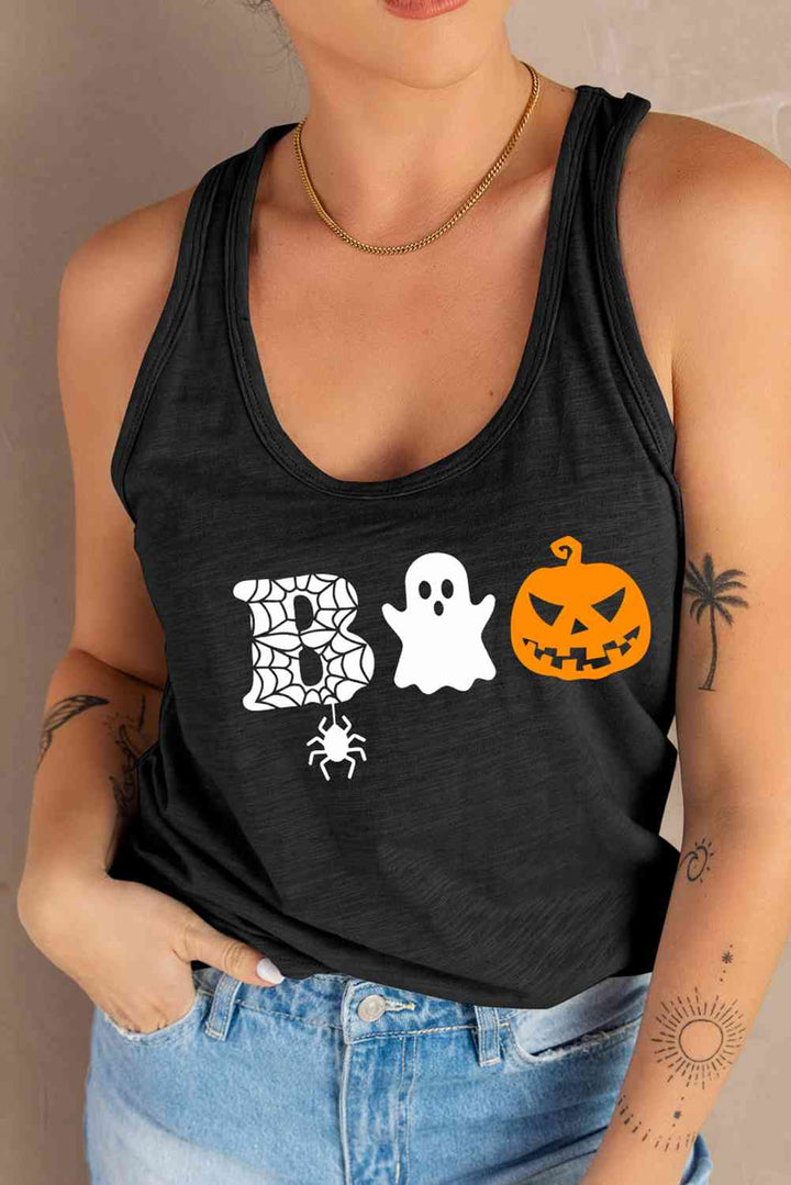 Stilla | Neck Boo Grafisk Tank Top
