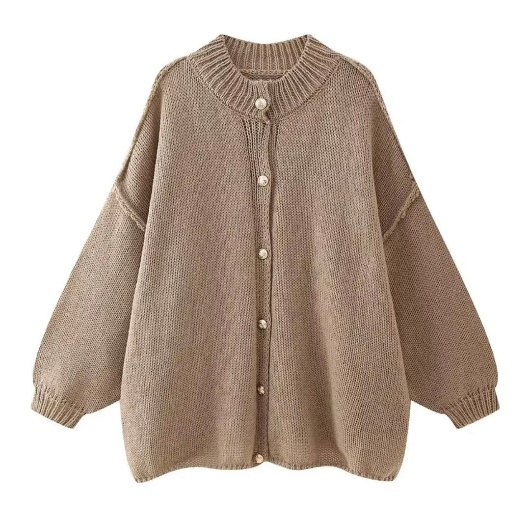 Stilla | Cozy Oversized Strikcardigan Sweater
