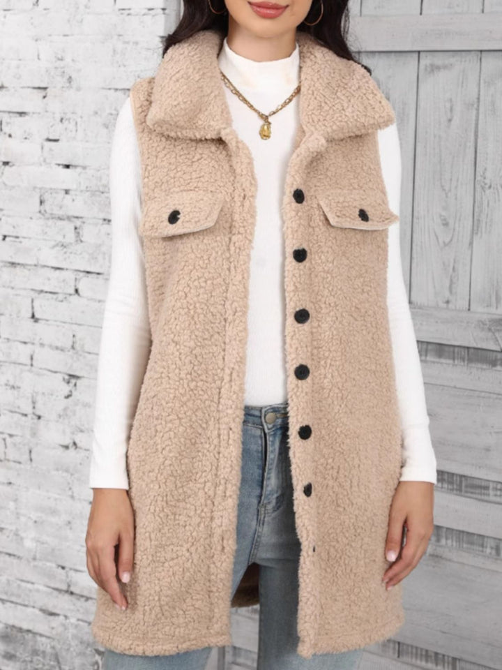 Stilla | Teddyvest Med Knapper