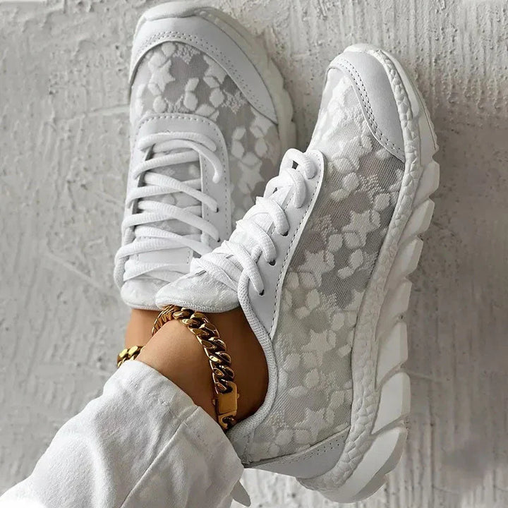 Dame ortopædiske sneakers med svangs støtte & slip-on Skovae