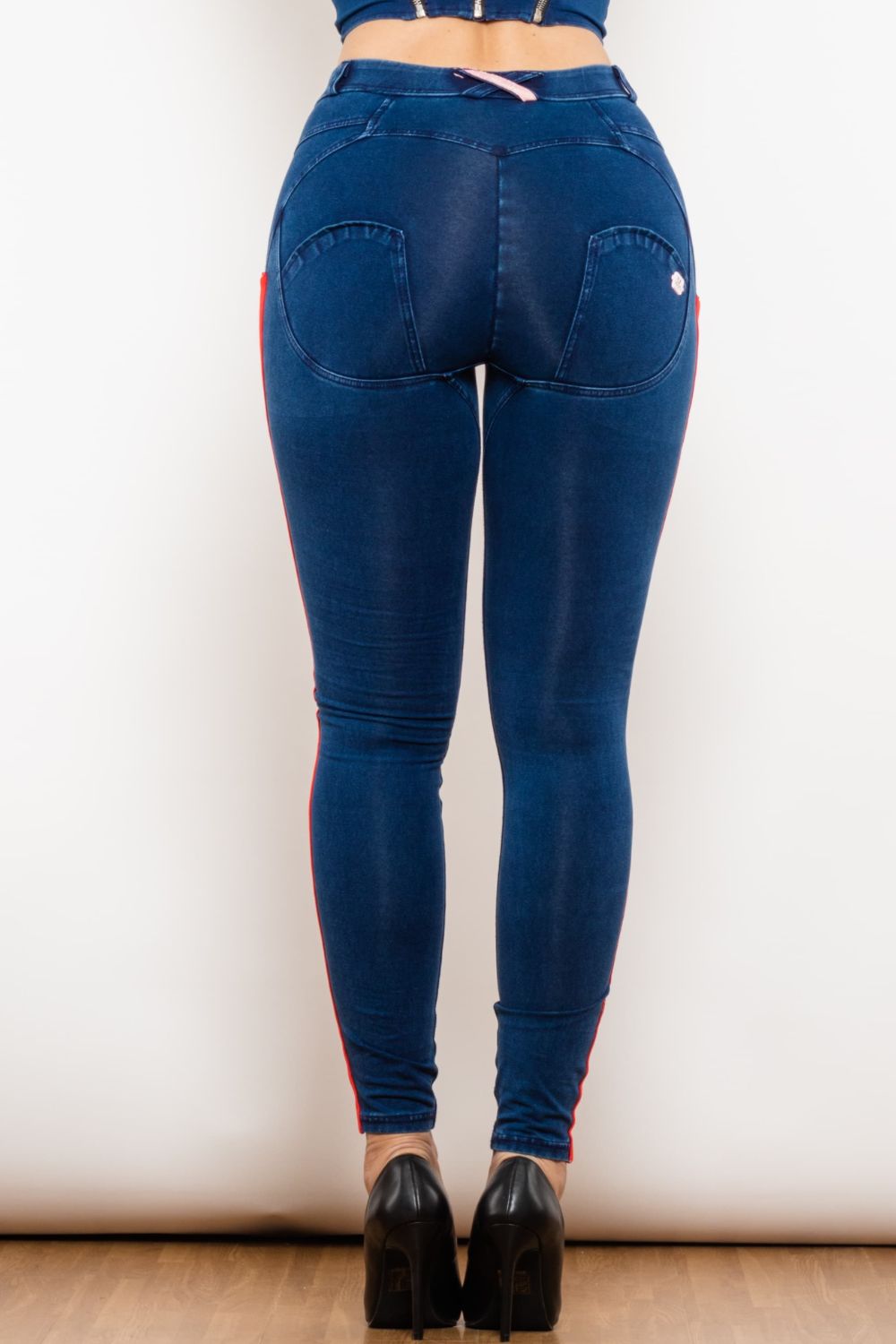 Stilla | Stripe Skinny Jeans