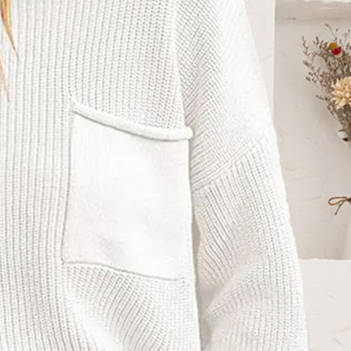 Stilla | Drop Shoulder Sweater Med Lomme