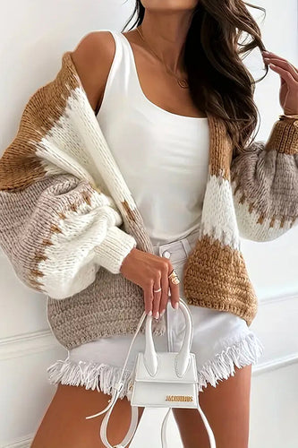 Stilla | Cozy Cardigan med Kontrasterende Sømme